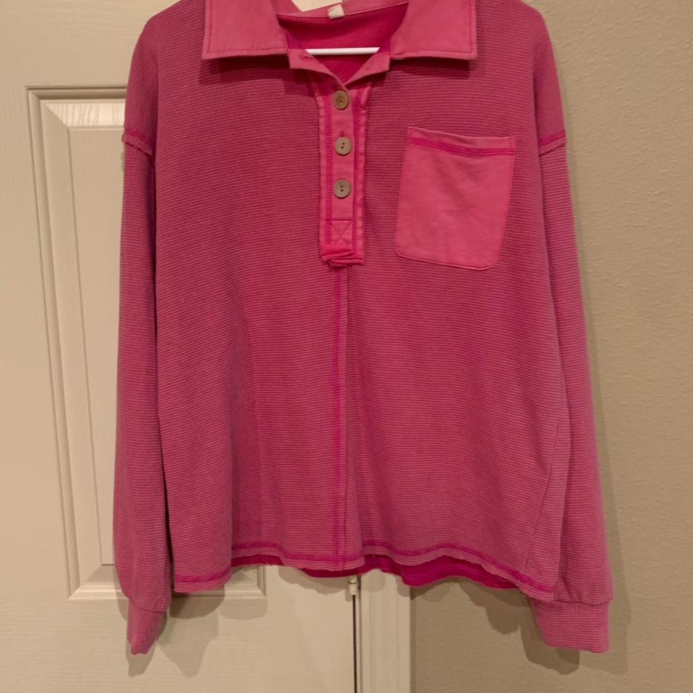 Pink Long Sleeve Shirt